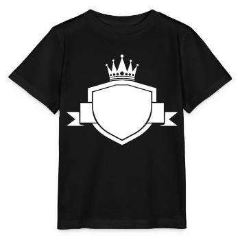 wappen leer - Stanley/Stella Kinder T-Shirt MINI CREATOR  - Schwarz - Vorne - Mikhail (115cm)