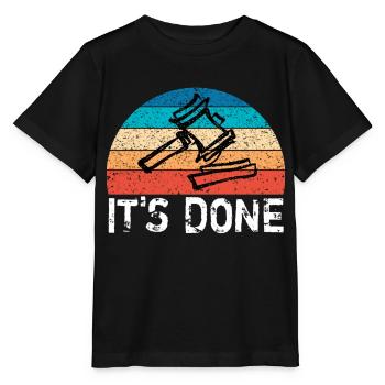 Er ist beschlossen vintage sunset - Stanley/Stella Kinder T-Shirt MINI CREATOR  - Schwarz - Vorne - Mikhail (115cm)