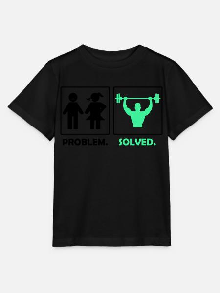 problem solved fitness - Stanley/Stella Kinder T-Shirt MINI CREATOR - Schwarz