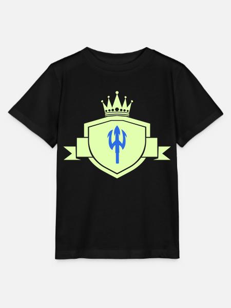 dreizack wappen - Stanley/Stella Kinder T-Shirt MINI CREATOR - Schwarz