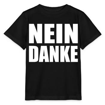 Nein danke - Stanley/Stella Kinder T-Shirt MINI CREATOR  - Schwarz - Vorne - Mikhail (115cm)