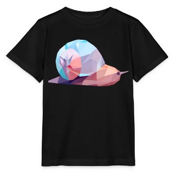 Ruhige Schneckenreise - Stanley/Stella Kinder T-Shirt MINI CREATOR  - Schwarz - Vorne - Mikhail (115cm)