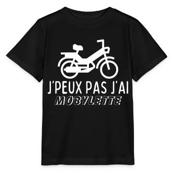 Ich kann nicht, ich habe ein Moped - Stanley/Stella Kinder T-Shirt MINI CREATOR  - Schwarz - Vorne - Mikhail (115cm)