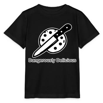 Keks und Messer - Gefährlich leckeres Design - Stanley/Stella Kinder T-Shirt MINI CREATOR  - Schwarz - Vorne - Mikhail (115cm)