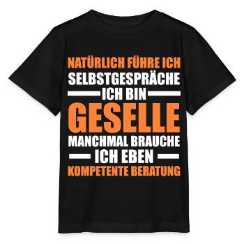 Compagnon Artisanat Certificat de compagnon Cadeau - T-shirt bio MINI CREATOR Stanley/Stella Enfant - noir - Devant - Mikhail (115cm)