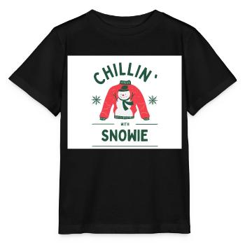 Snowie - Stanley/Stella MINI CREATOR Kids’ T-Shirt - black - Front - Mikhail (115cm)