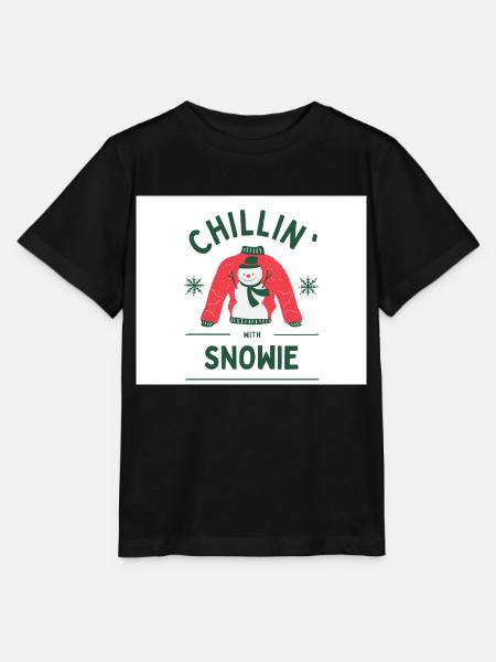 Snowie - T-shirt bio MINI CREATOR Stanley/Stella Enfant - noir
