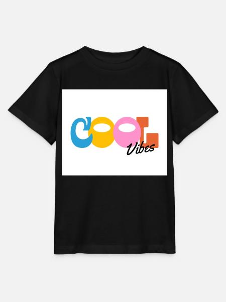 Cool Vibes - Stanley/Stella Kinder T-Shirt MINI CREATOR - Schwarz
