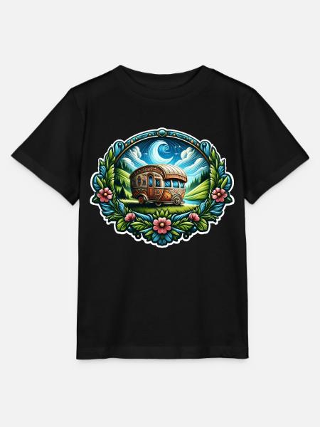 Camping - Stanley/Stella Kinder T-Shirt MINI CREATOR  - Schwarz