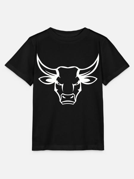 stier bull - Stanley/Stella Kinder T-Shirt MINI CREATOR  - Schwarz