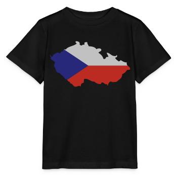 Czech Republic Shape - Stanley/Stella Kinder T-Shirt MINI CREATOR  - Schwarz - Vorne - Mikhail (115cm)