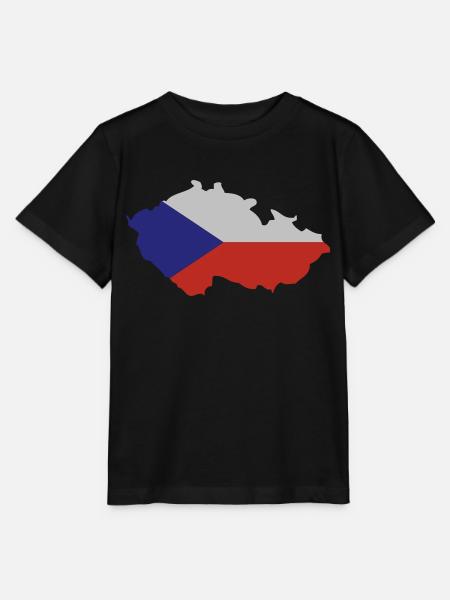 Czech Republic Shape - Stanley/Stella Kinder T-Shirt MINI CREATOR - Schwarz