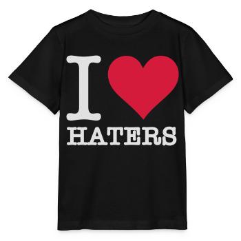 Ich liebe Hasser - Stanley/Stella Kinder T-Shirt MINI CREATOR  - Schwarz - Vorne - Mikhail (115cm)