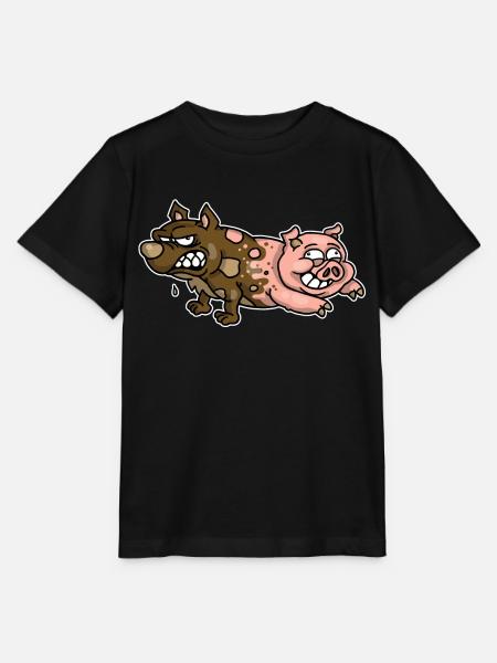 Schweinehund - Stanley/Stella Kinder T-Shirt MINI CREATOR - Schwarz