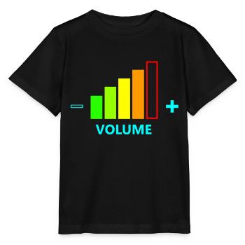 VOLUME UP MEN - T-shirt bio MINI CREATOR Stanley/Stella Enfant - noir - Devant - Mikhail (115cm)