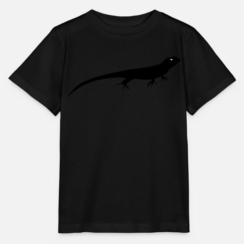 lézard - T-shirt bio MINI CREATOR Stanley/Stella Enfant - noir