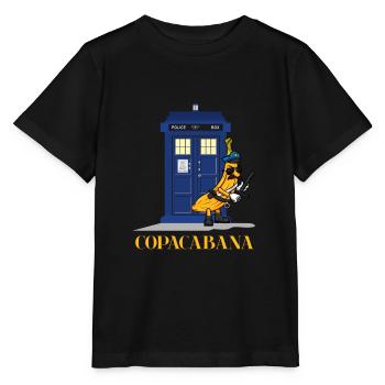 Cadeau de la police de Copacabana au Brésil - T-shirt bio MINI CREATOR Stanley/Stella Enfant - noir - Devant - Mikhail (115cm)