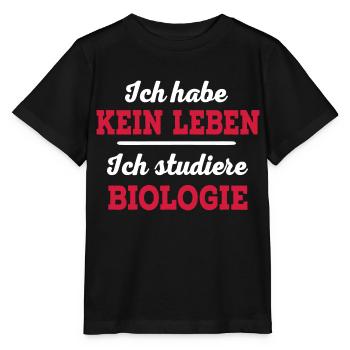 Biologie - Stanley/Stella Kinder T-Shirt MINI CREATOR  - Schwarz - Vorne - Mikhail (115cm)