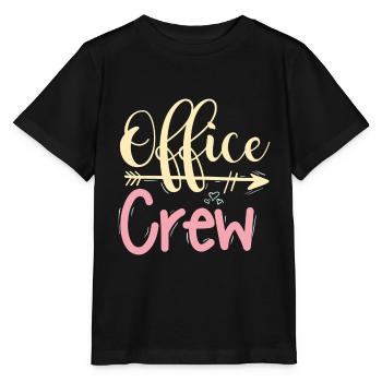 Office crew office team - Stanley/Stella MINI CREATOR Kids’ T-Shirt - black - Front - Mikhail (115cm)