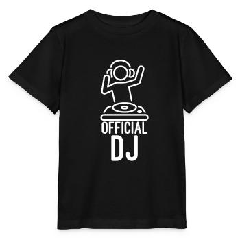 Je suis le DJ ici - T-shirt bio MINI CREATOR Stanley/Stella Enfant - noir - Devant - Mikhail (115cm)