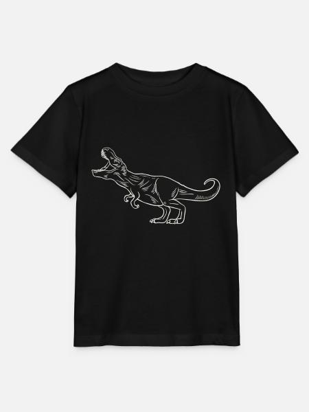 T-Rex - Dinosaurier - Dinosaurs - Stanley/Stella Kinder T-Shirt MINI CREATOR - Schwarz