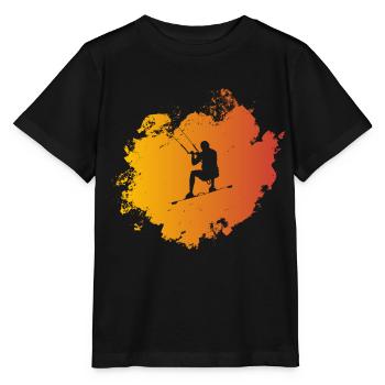 Kiter - Stanley/Stella Kinder T-Shirt MINI CREATOR  - Schwarz - Vorne - Mikhail (115cm)