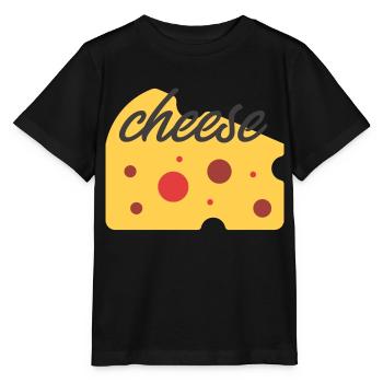 Cheese - T-shirt bio MINI CREATOR Stanley/Stella Enfant - noir - Devant - Mikhail (115cm)
