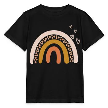 Rainbow - Stanley/Stella MINI CREATOR Kids’ T-Shirt - black - Front - Mikhail (115cm)