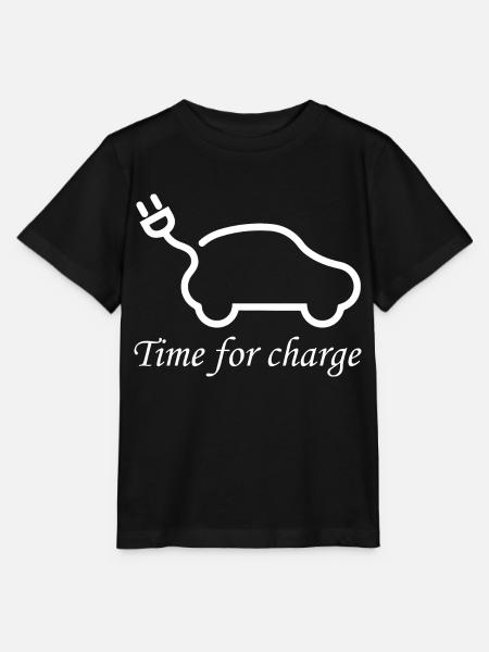 Electric Car E-mobility Hybrid - Stanley/Stella Kinder T-Shirt MINI CREATOR - Schwarz