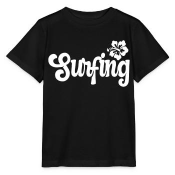 Cadeau de surf fille surfeur surf surf - T-shirt bio MINI CREATOR Stanley/Stella Enfant - noir - Devant - Mikhail (115cm)