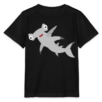 Hammerhai - Stanley/Stella Kinder T-Shirt MINI CREATOR  - Schwarz - Vorne - Mikhail (115cm)