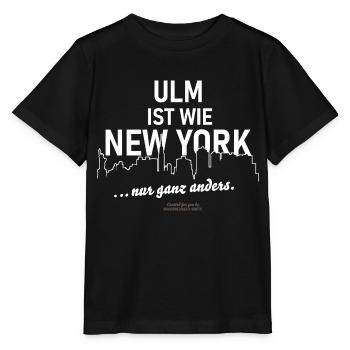 Ulm - Stanley/Stella Kinder T-Shirt MINI CREATOR  - Schwarz - Vorne - Mikhail (115cm)