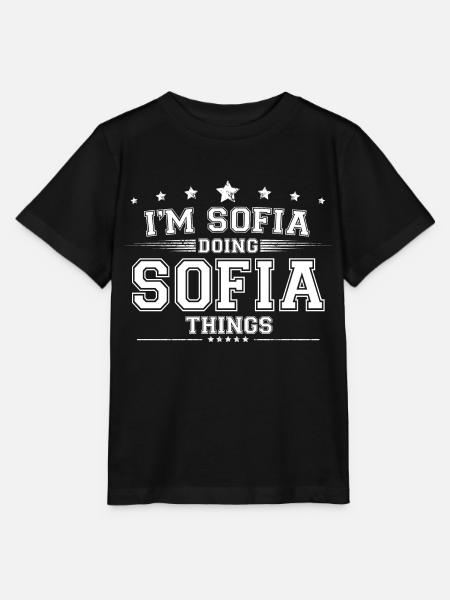 Sofia - Stanley/Stella MINI CREATOR Kids’ T-Shirt - black