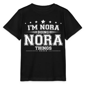 Nora - T-shirt bio MINI CREATOR Stanley/Stella Enfant - noir - Devant - Mikhail (115cm)