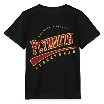 Plymouth Angleterre UK College High School Style - T-shirt bio MINI CREATOR Stanley/Stella Enfant - noir - Devant - Mikhail (115cm)