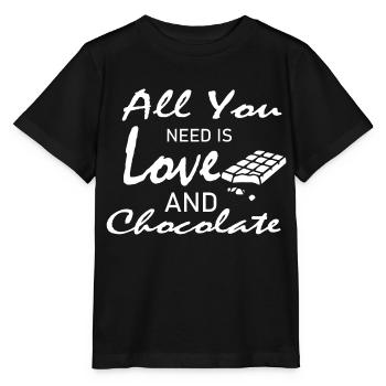 chocolat chocolat - T-shirt bio MINI CREATOR Stanley/Stella Enfant - noir - Devant - Mikhail (115cm)