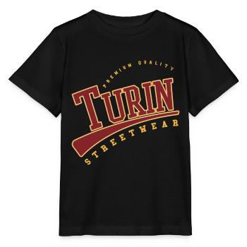 Turin Turin Turin Italie Collège Style Lycée - T-shirt bio MINI CREATOR Stanley/Stella Enfant - noir - Devant - Mikhail (115cm)