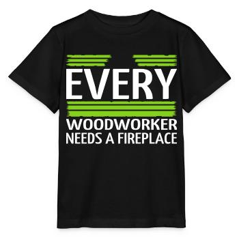 tools lumber bingo hall tshirts humor - Stanley/Stella Kinder T-Shirt MINI CREATOR  - Schwarz - Vorne - Mikhail (115cm)
