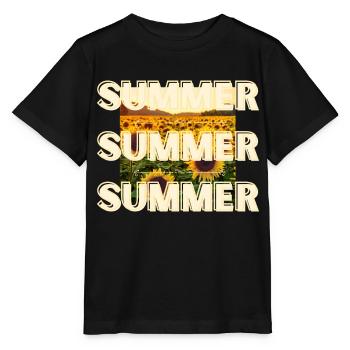 Summer - Stanley/Stella Kinder T-Shirt MINI CREATOR  - Schwarz - Vorne - Mikhail (115cm)