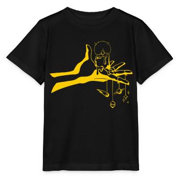 Allumé - T-shirt bio MINI CREATOR Stanley/Stella Enfant - noir - Devant - Mikhail (115cm)