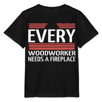 présent exploitation forestière devis foresterie - T-shirt bio MINI CREATOR Stanley/Stella Enfant - noir - Devant - Mikhail (115cm)