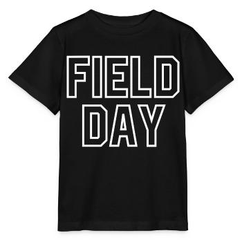 Journée sur le terrain - T-shirt bio MINI CREATOR Stanley/Stella Enfant - noir - Devant - Mikhail (115cm)