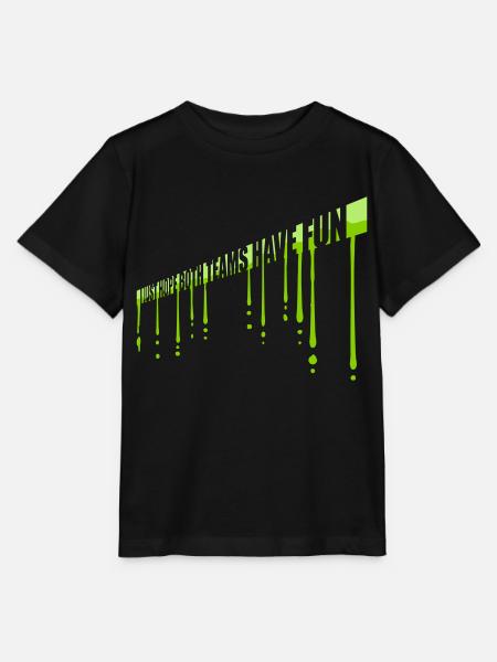 Both Teams Have Fun - Stanley/Stella Kinder T-Shirt MINI CREATOR - Schwarz