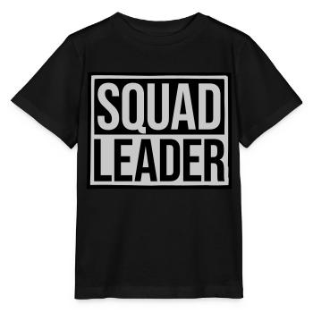 Conception du leader de l’escouade Shield - T-shirt bio MINI CREATOR Stanley/Stella Enfant - noir - Devant - Mikhail (115cm)