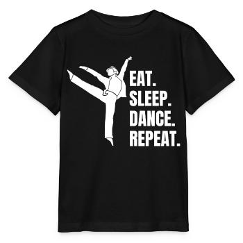 Dancing Sport Dance Sport Hobby Dancer Gift - Stanley/Stella MINI CREATOR Kids’ T-Shirt - black - Front - Mikhail (115cm)