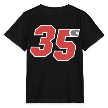 Izmir - T-shirt bio MINI CREATOR Stanley/Stella Enfant - noir - Devant - Mikhail (115cm)
