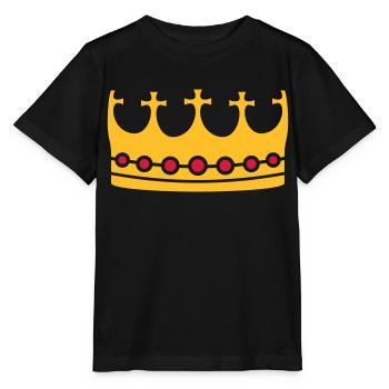 Diamanten Königin Krone Schmuck - Stanley/Stella Kinder T-Shirt MINI CREATOR  - Schwarz - Vorne - Mikhail (115cm)