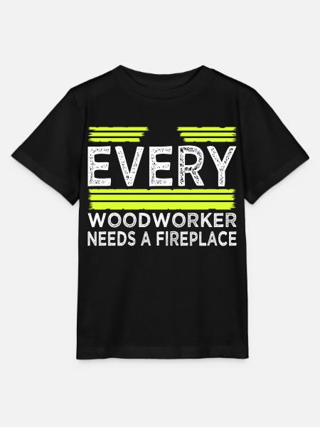 cabinetmaker tools cutter forestry - Stanley/Stella Kinder T-Shirt MINI CREATOR  - Schwarz