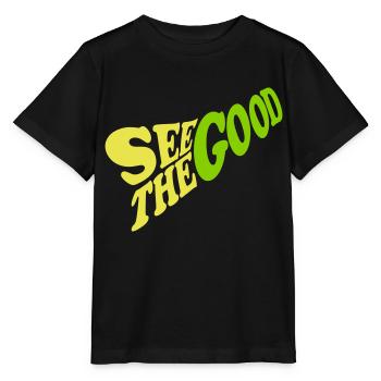 see the good quote - Stanley/Stella MINI CREATOR Kids’ T-Shirt - black - Front - Mikhail (115cm)