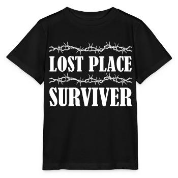 Lost Place Urbexer Cadeau Urbain - T-shirt bio MINI CREATOR Stanley/Stella Enfant - noir - Devant - Mikhail (115cm)